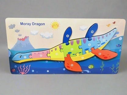 Moray Dragon Wooden Puzzle 