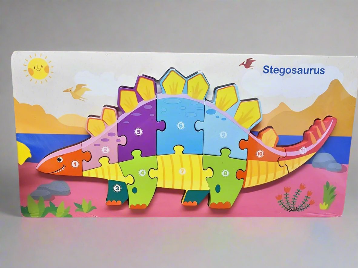 Stegosaurus Wooden Puzzle 