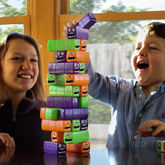 Wobbly Worms Toppling Tower